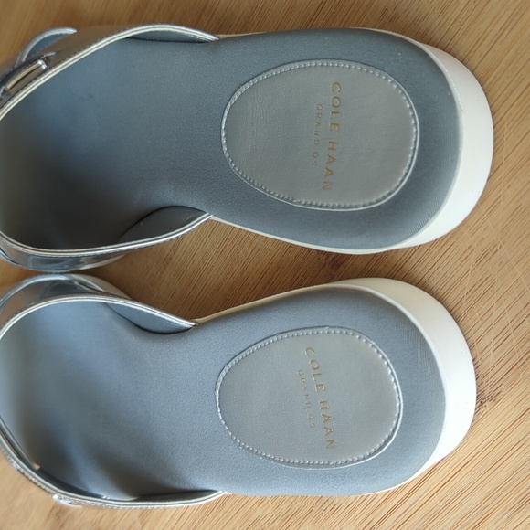 Cole Haan Augusta sandal CH Argento (silver) 8 - Picture 6 of 9